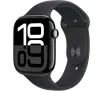 Apple Watch Series 10 GPS 42mm aluminium onyks pasek sportowy czarny M/L