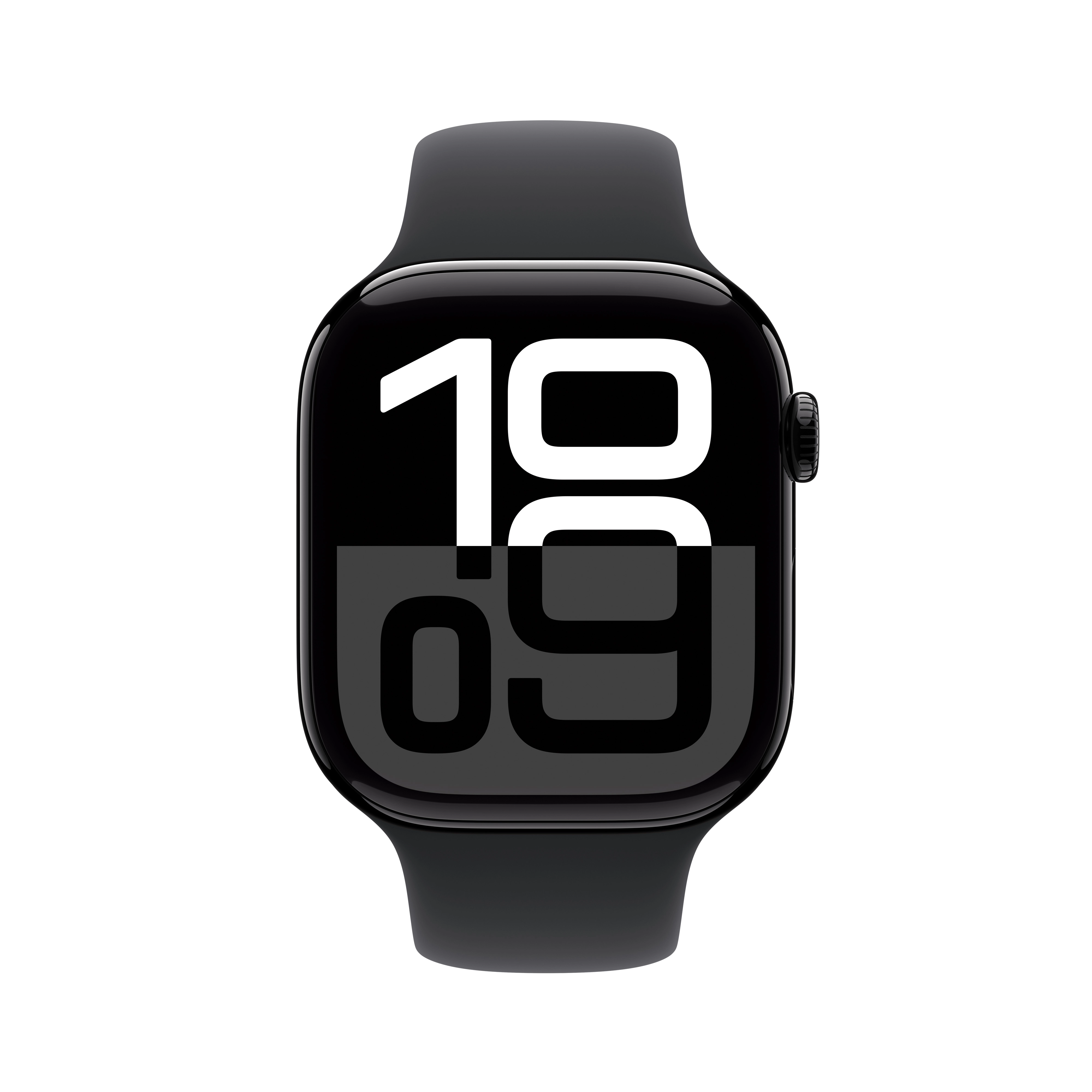 Apple Watch Series 10 GPS 42mm aluminium onyks pasek sportowy czarny M/L