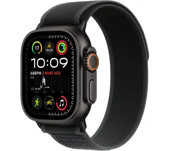 Smartwatch Apple Watch Ultra 2 GPS + Cellular koperta z tytanu czarna 49mm opaska Trail czarny M/L