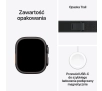 Apple Watch Ultra 2 GPS + Cellular koperta z tytanu czarna 49mm opaska Trail czarny M/L