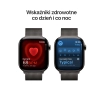 Apple Watch Series 10 GPS + Cellular koperta 46mm tytan łupek bransoleta mediolańska łupek S/M