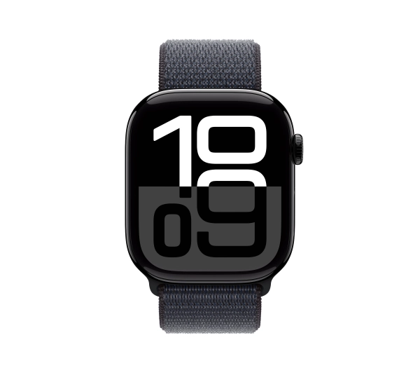 Apple Watch Series 10 GPS AI + Cellular AI koperta 46mm aluminium onyks opaska sportowa atramentowy - Kup na Raty - RRSO 0%