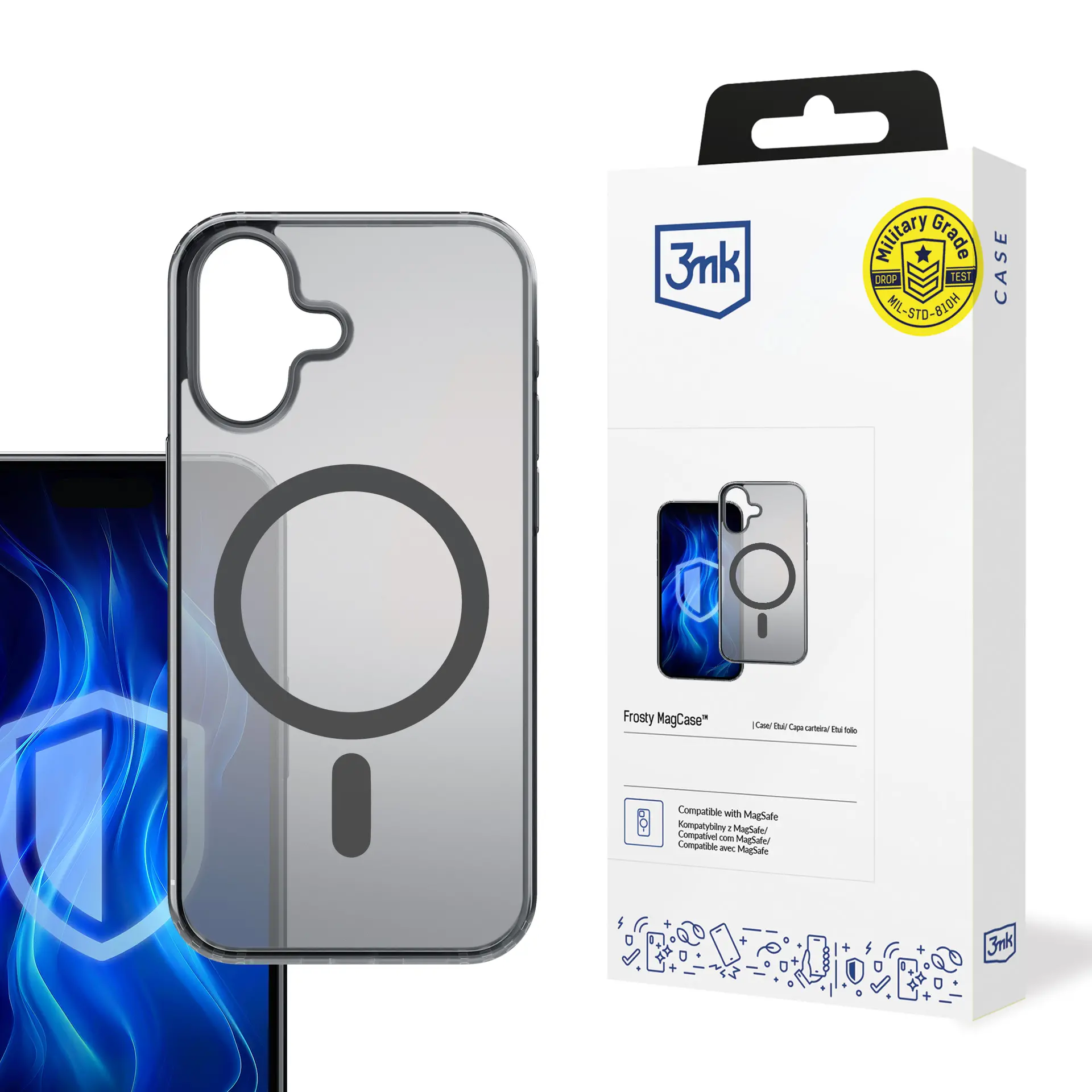 Etui 3mk Frosty MagCase do iPhone 16