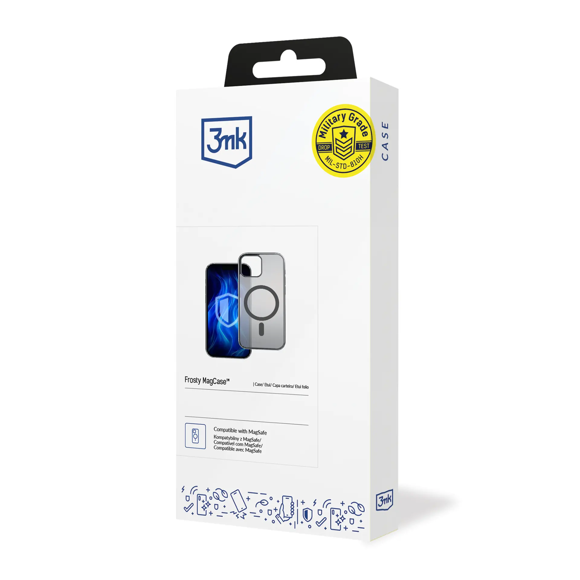 Etui 3mk Frosty Magcase do iPhone 14 Czarny