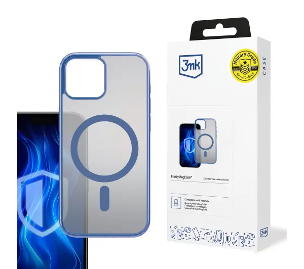 3mk Frosty Magcase do iPhone 15 Niebiski