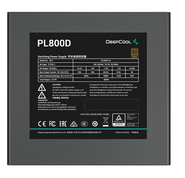фото Блок живлення Deepcool PL800D (R-PL800D-FC0B) 2