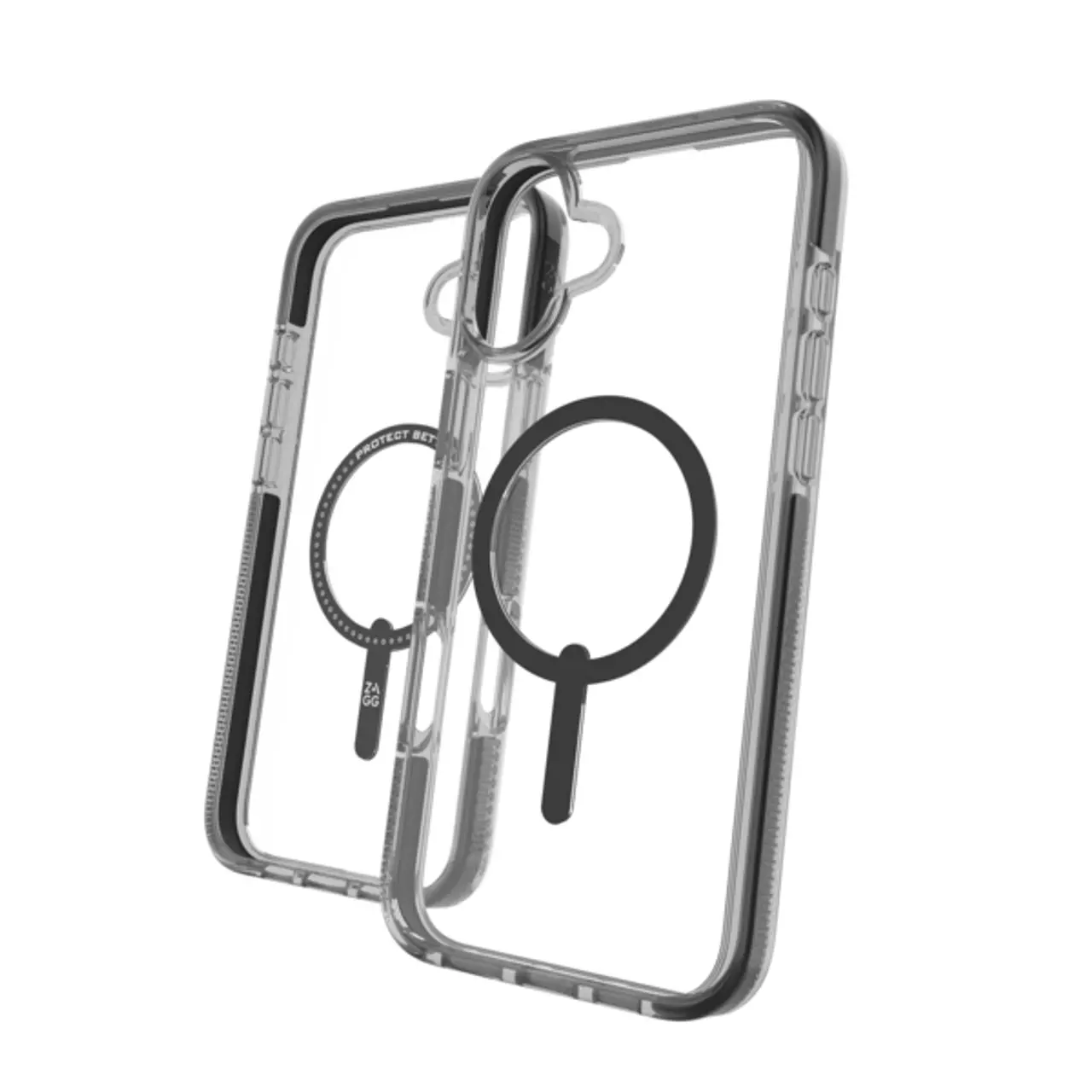 Etui Zagg Santa Cruz Snap MagSafe do iPhone 16 Czarny