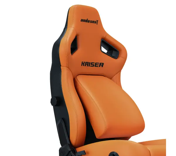 Anda Seat Kaiser 4 XL Gamingowy do 200kg Skóra Eco Pomarańczowy - Kup na Raty - RRSO 0%