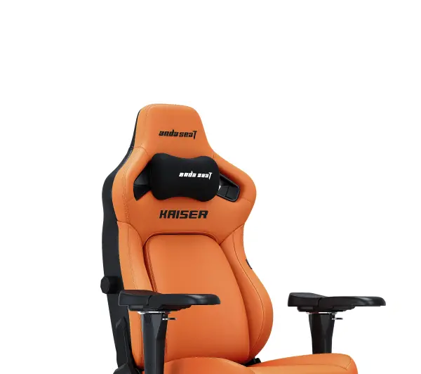 Anda Seat Kaiser 4 XL Gamingowy do 200kg Skóra Eco Pomarańczowy - Kup na Raty - RRSO 0%