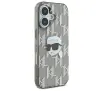 Etui Karl Lagerfeld IML Karl Head Electroplated do iPhone 16 Czarny