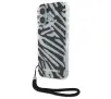 Etui Karl Lagerfeld IML Zebra Pattern & Cord do iPhone 16 Czarny