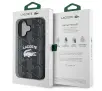 Etui Lacoste Monogram Vintage Logo MagSafe do iPhone 16 Czarny