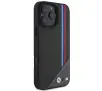 Etui BMW M Meshed Tricolor Stripes MagSafe do iPhone 16 Czarny