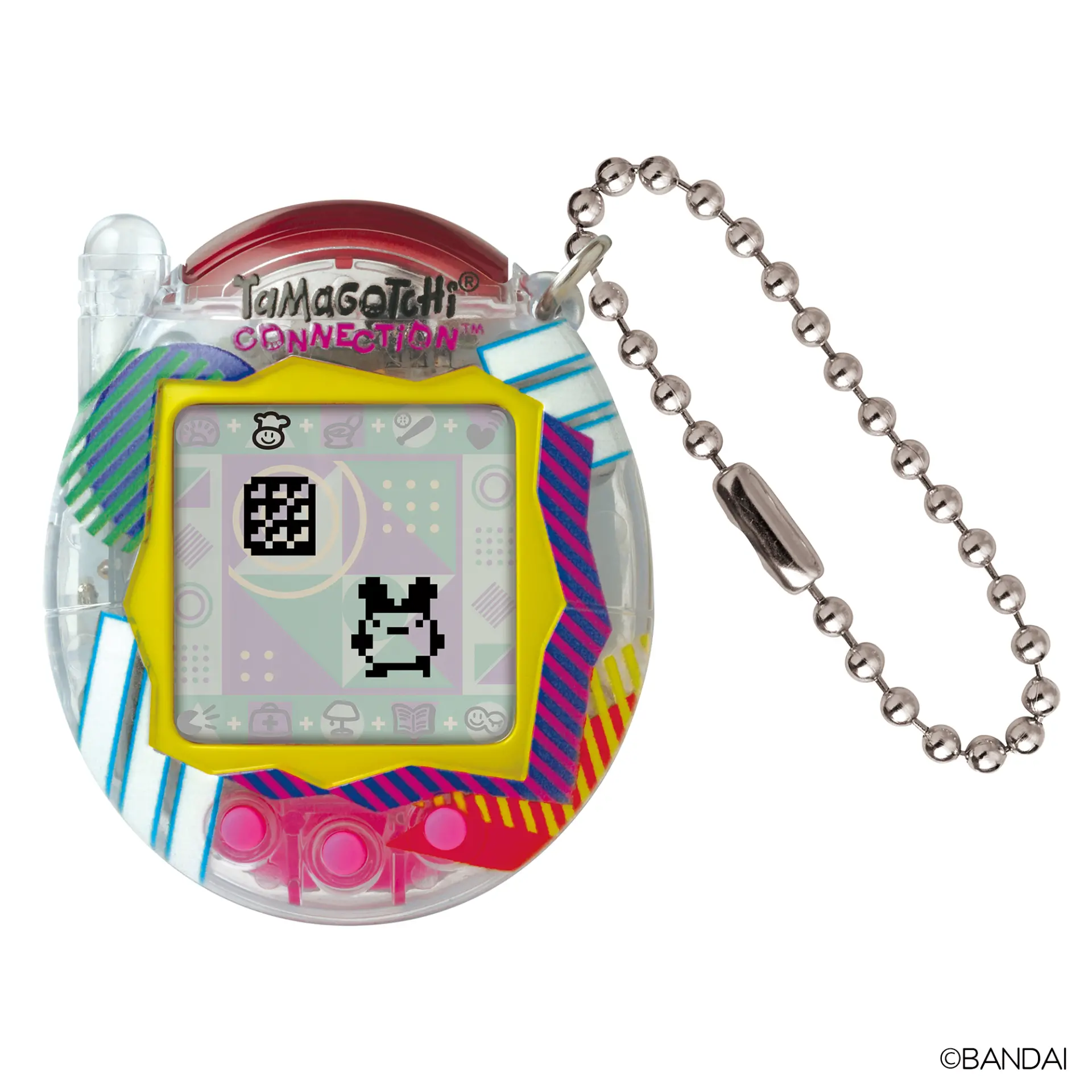 Konsola Bandai Tamagotchi Connection Clear Retro 43404