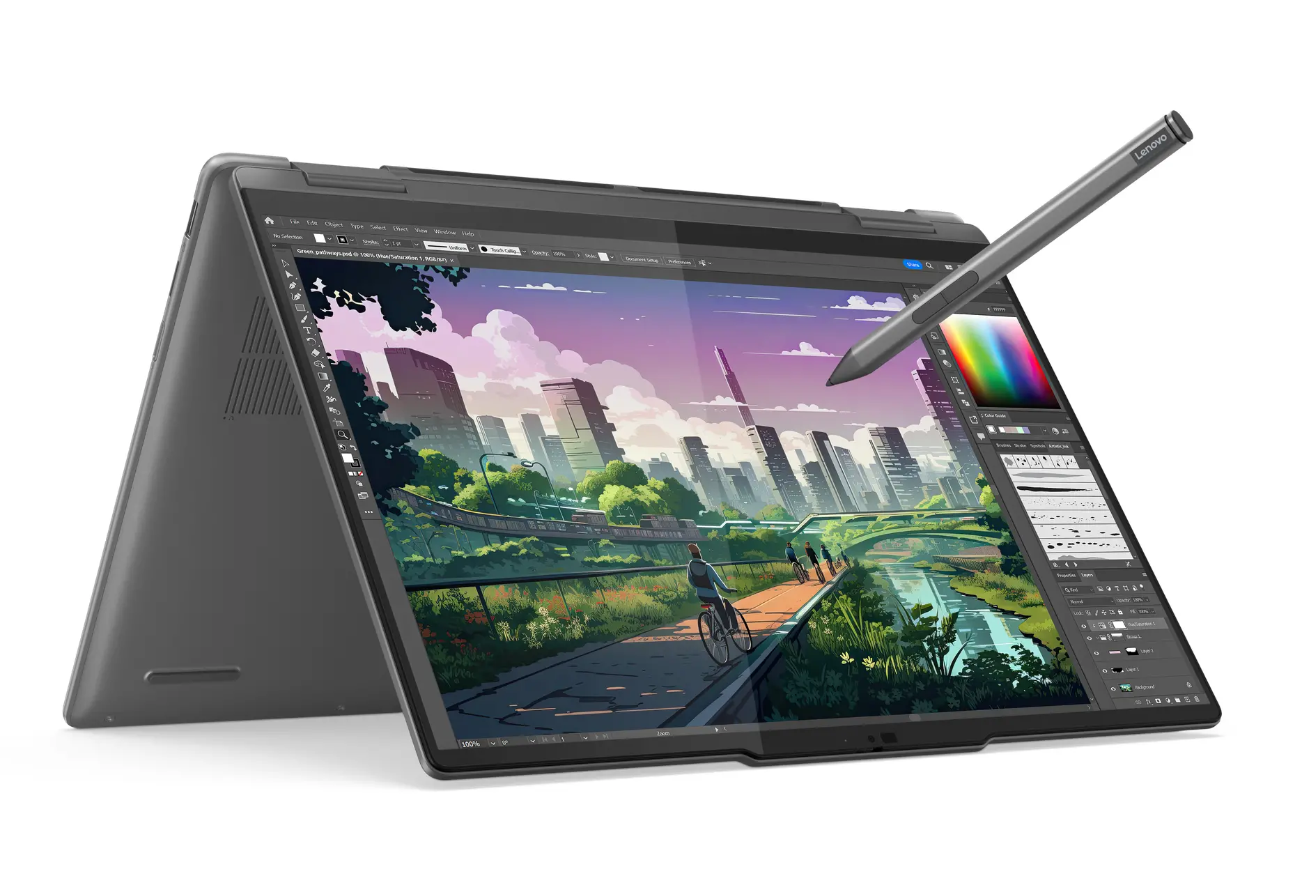 白いカーボンをまとったレノボの超軽量モバイルノート「Yoga