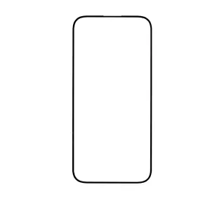 Winner WG 4D Full Glue do iPhone 15 Pro Czarny