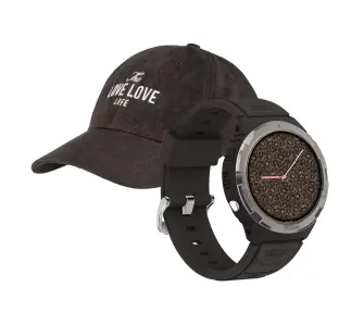 Smartwatch Maxcom FW100 Valkiria Brązowy + czapka