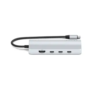 Hub USB Satechi ST-P8KES USB-C Multiport Adapter 8K Srebrny