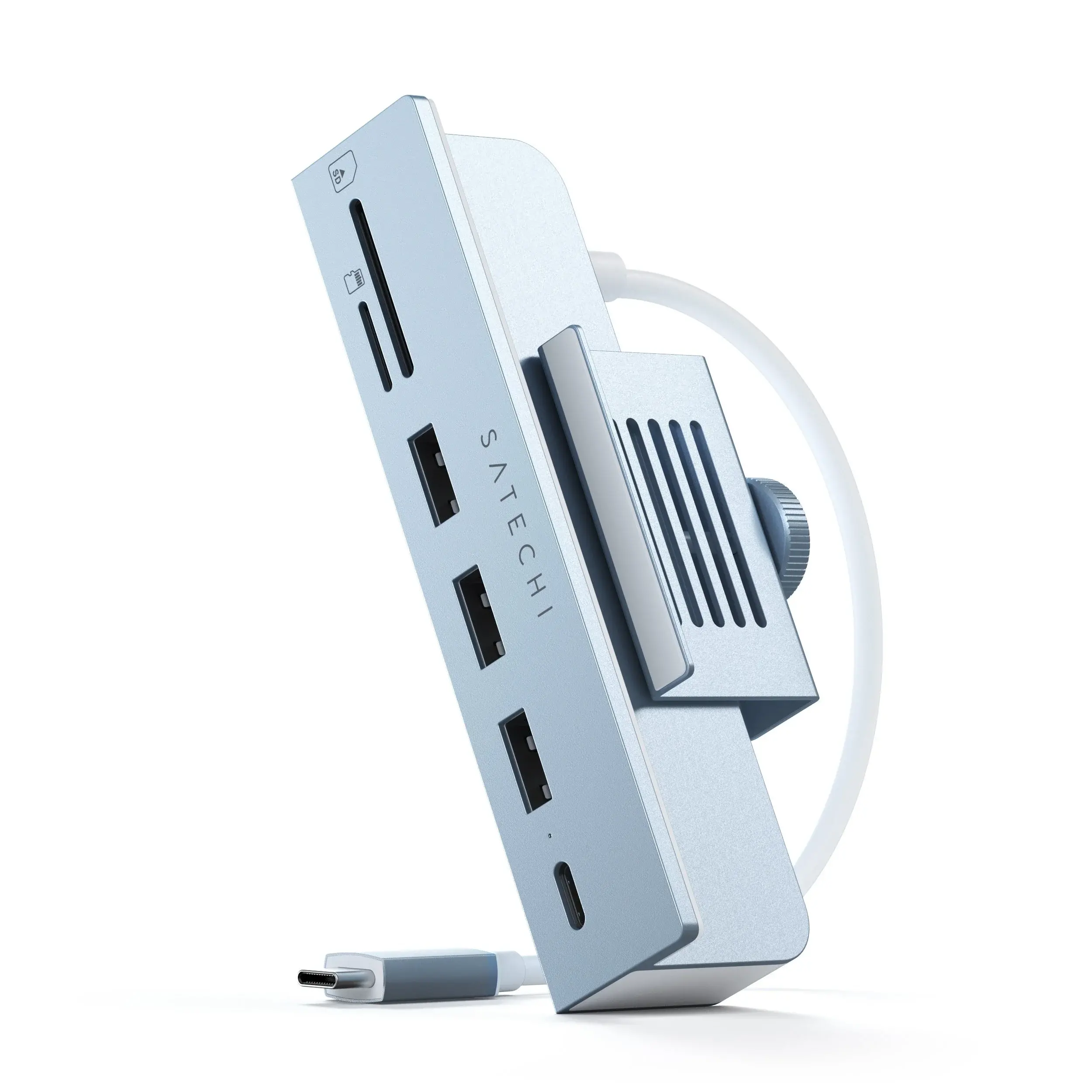 Hub USB Satechi ST-UCICHB USB-C Clamp Hub iMac Niebieski