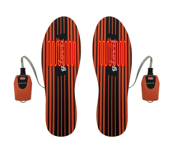 Podgrzewane wkładki do butów GLOVII GW4 (rozmiar M/L) Czarno-czerwony