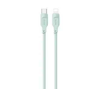 Kabel USAMS USB-C do Lightning 20W PD Fast Charging Lithe Series 1,2m Zielony