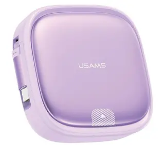 USAMS 3w1 USB do MicroUSB/USB-C/Lightning 60W Fioletowy