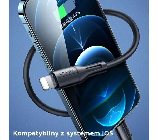 USAMS USB do microUSB 2A Fast Charge 1m Czarny