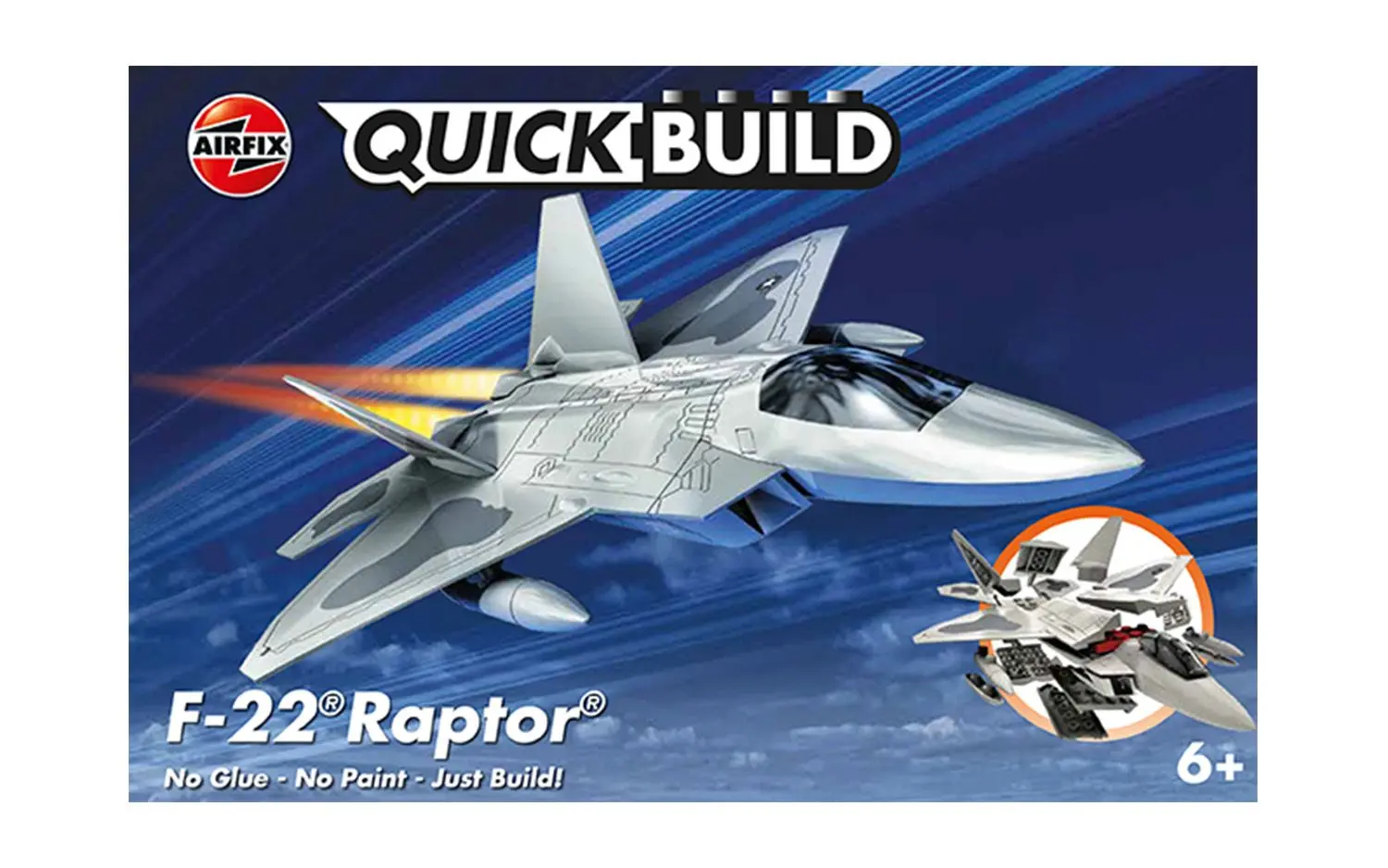 Model do składania Airfix J6005 Quickbuild - F22 Raptor