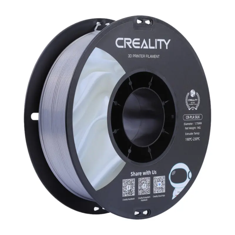 Filament Creality CR-Silk PLA 1,75mm Srebrny