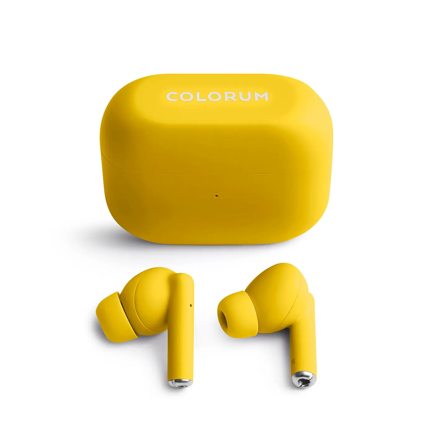 Słuchawki bezprzewodowe Colorum CTWS-02 Yelloa Dokanałowe Bluetooth 5.3 Żółty