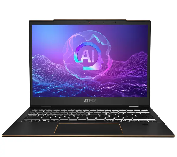 MSI Summit 13 AI+ Evo A2VMTG-008PL Copilot+ PC 13,3" Ultra 7 258V 32GB RAM 1TB Dysk SSD Win11 Pro Czarny Funkcje AI - Kup na Raty - RRSO 0%