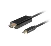 Kabel Lanberg USB-C do HDMI 4K 60Hz 1,8m Czarny