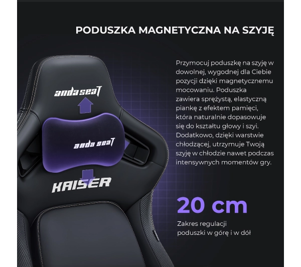 Anda Seat Kaiser 4 L Gamingowy do 120kg Skóra Eco Zielony - Kup na Raty - RRSO 0%