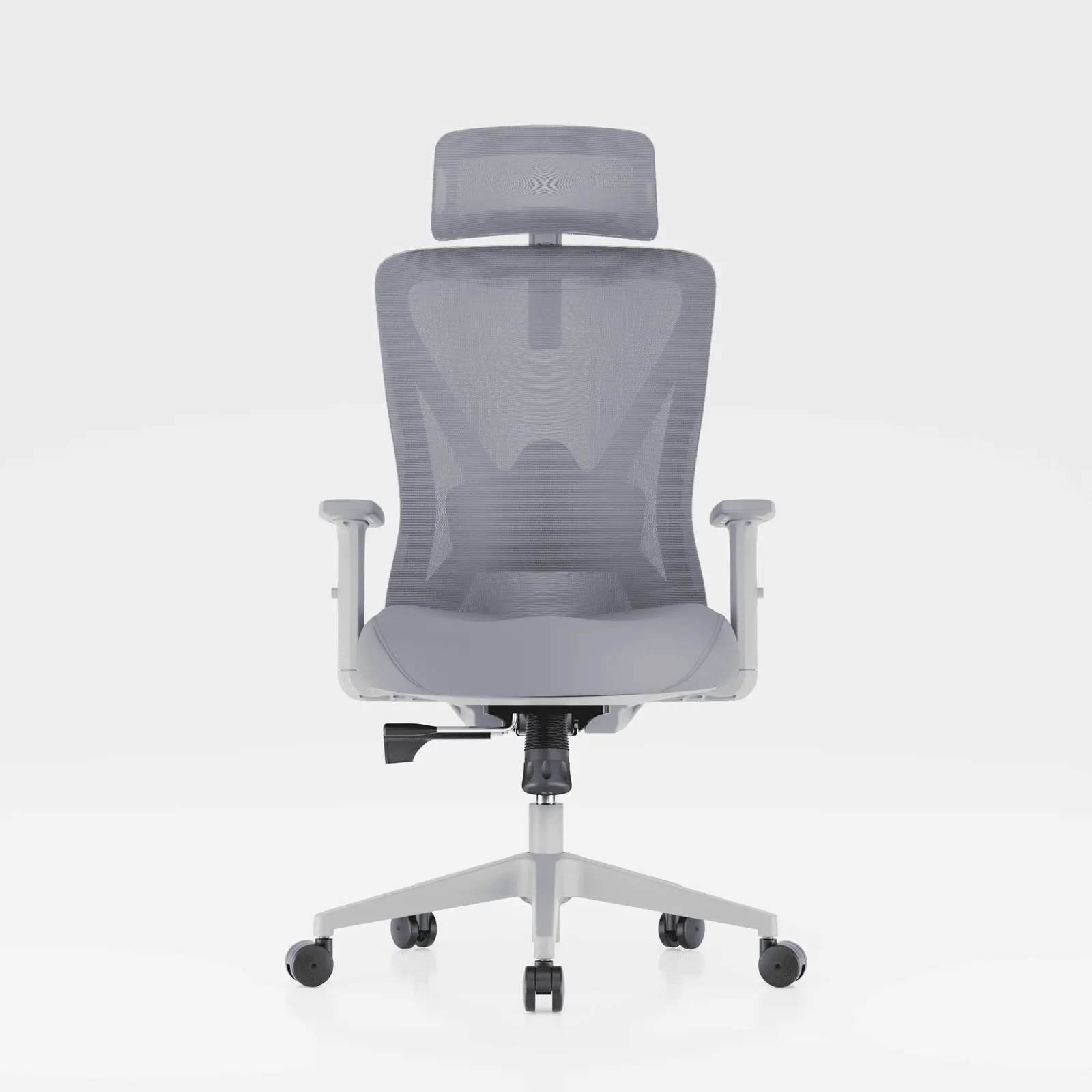 фото Офісне крісло Black Point Backerz Mesh White