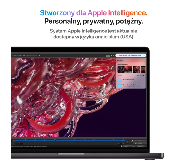 Apple MacBook Pro 2024 14,2" M4 Pro 24GB RAM 512GB Dysk macOS Srebrny Funkcje AI - Kup na Raty - RRSO 0%