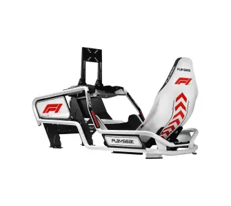 Fotel Playseat® Formula Intelligence F1 Edition do 130kg Wyścigowy Czarno-biały