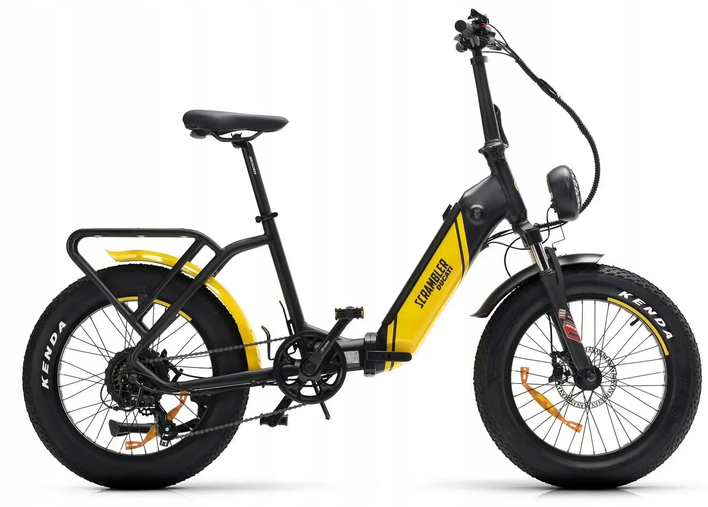 Rower elektryczny Ducati Scrambler SCR-X U17 Czarno-żółty