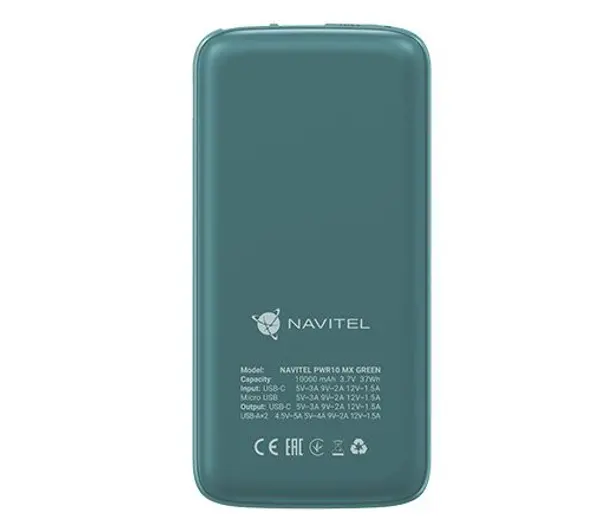 Navitel PWR10 MX 10000mAh 22,5W Zielony