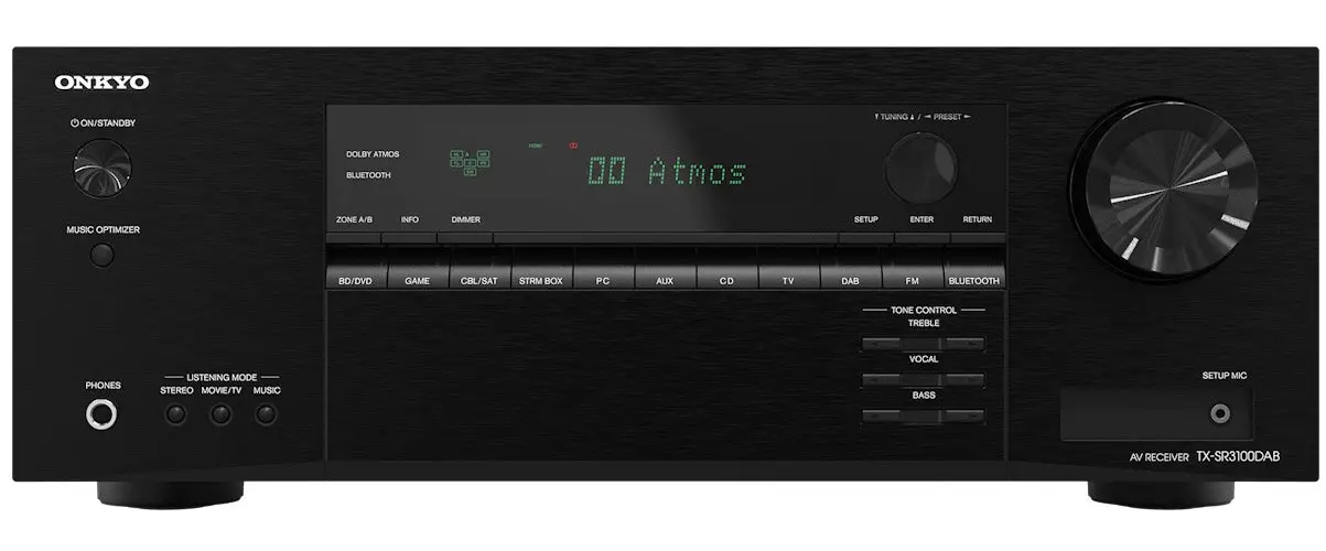 Amplituner Onkyo TX-SR3100 5.2-kanałowy Dolby Atmos DTS X Bluetooth Czarny