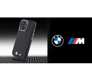 BMW M Smooth Full Wrapped Metal do iPhone 16 Pro Czarny