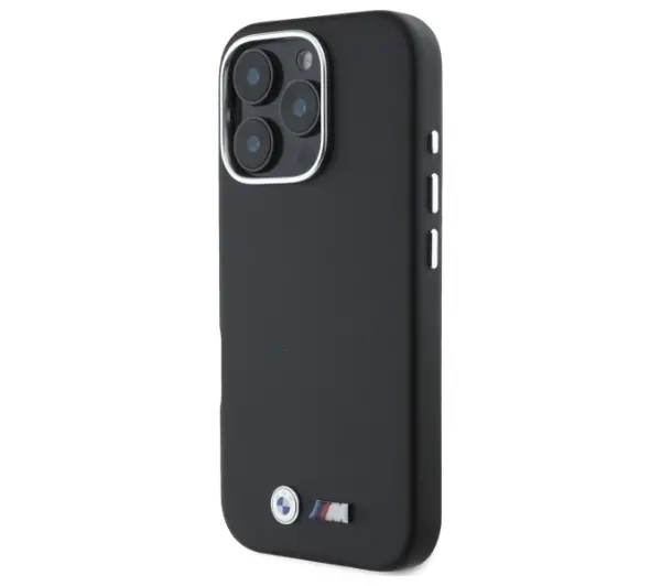 BMW M Smooth Full Wrapped Metal do iPhone 16 Pro Czarny