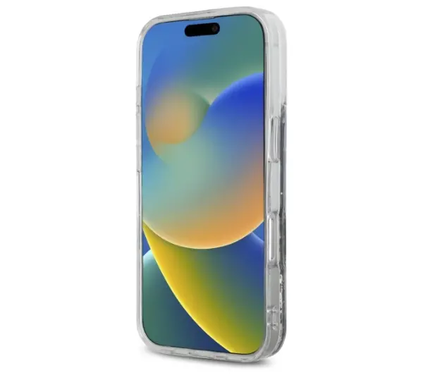 DKNY Liquid Glitter Arch Logo do iPhone 16 Pro Czarny
