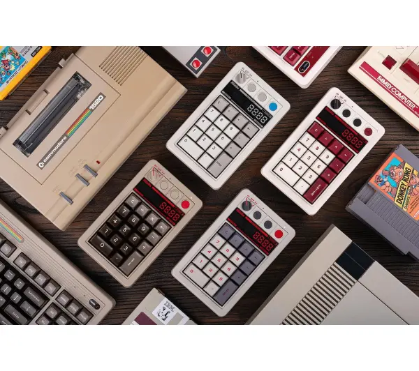 8BitDo Retro 18 Numpad M Edition Biały