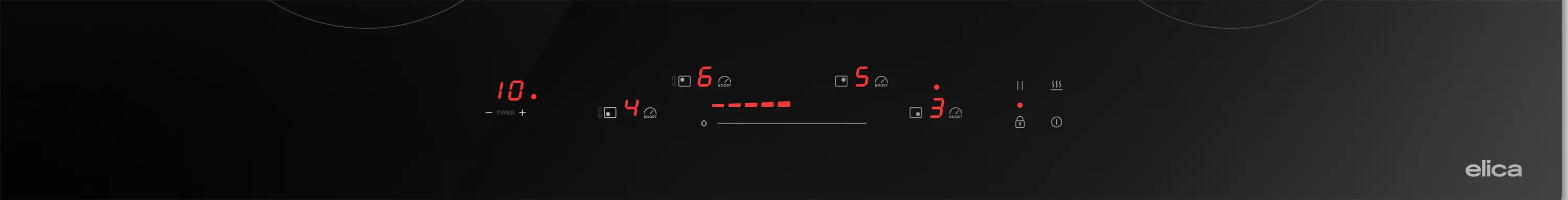 фото Індукційна варильна поверхня Elica Primis 804 Plus BL