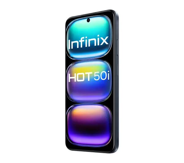 Infinix Hot 50i 4/128GB 6,7" 120Hz 48Mpix Czarny - ⚡ EURO HIT CENOWY! ⚡ - Kup na Raty - RRSO 0%