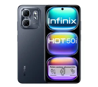 Smartfon Infinix Hot 50i 4/128GB 6,7" 120Hz 48Mpix Czarny