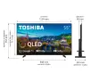 Telewizor Toshiba 55QG5E63DG 55"QLED 4K Google TV Dolby Vision Dolby Atmos DVB-T2