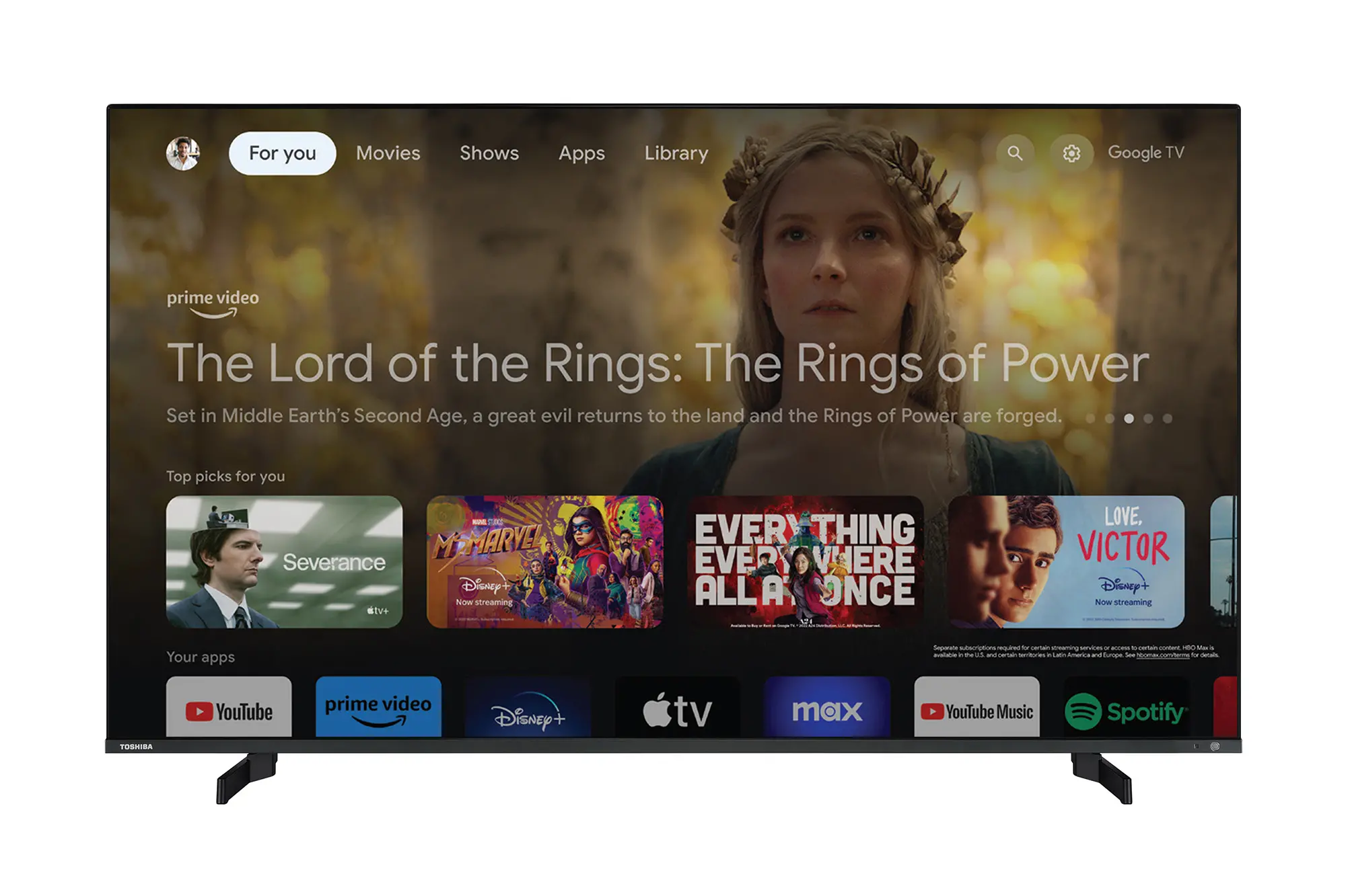 фото Телевізор Toshiba 55QG5E63DG