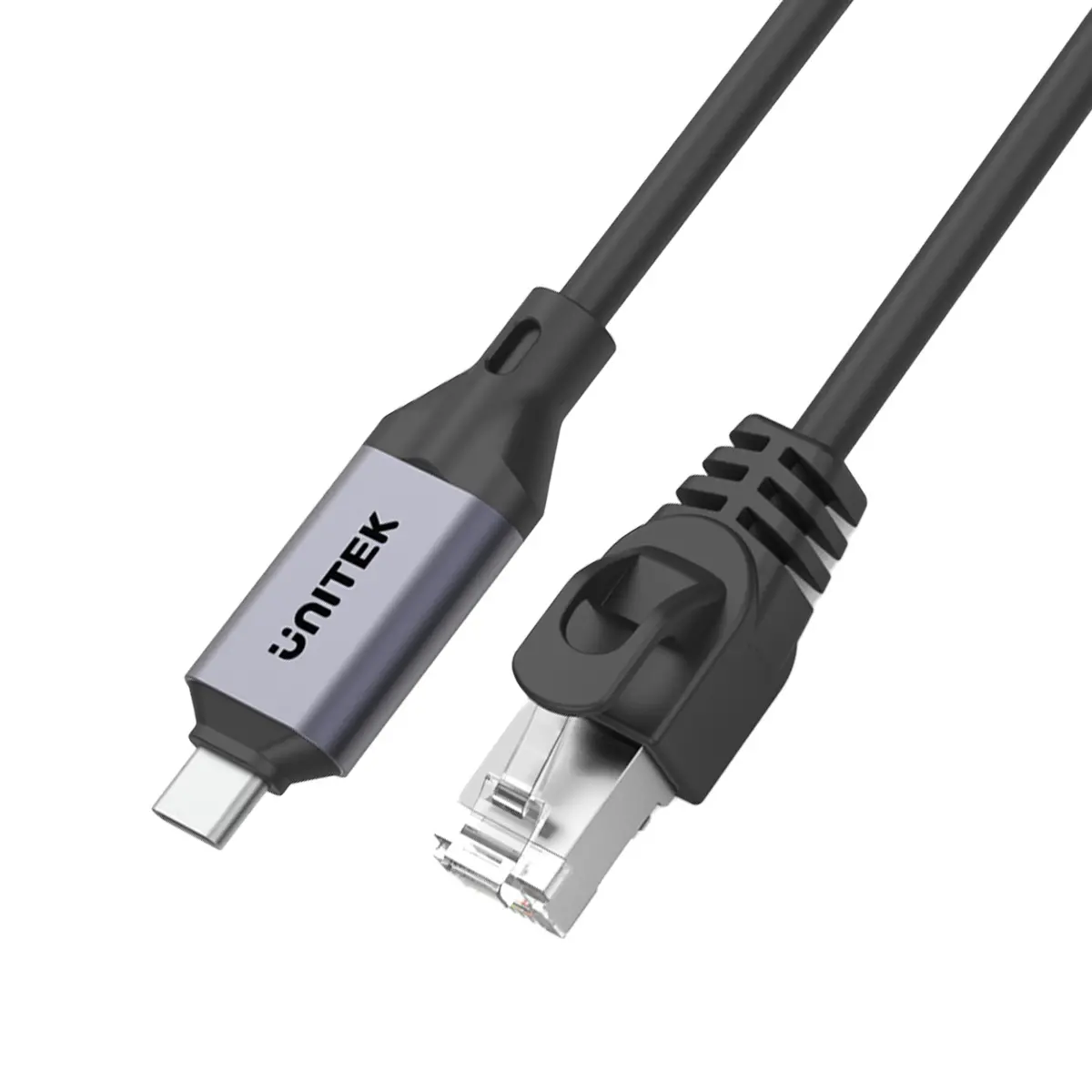 Kabel sieciowy Unitek C18148AGY01-3M USB C RJ-45 LAN 3m Czarny