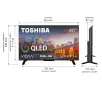 Telewizor Toshiba 40QV2F63DG 40" QLED Full HD Smart TV DVB-T2